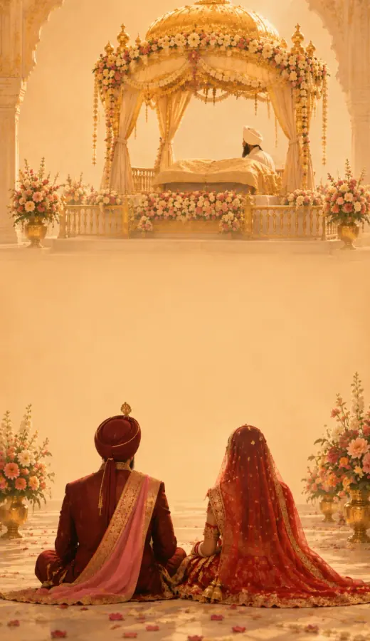 Punjabi Pind Wedding Invitation invitation preview